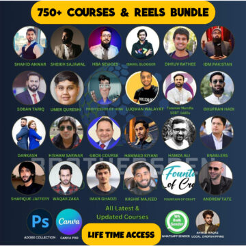750+ Courses Life Time Access